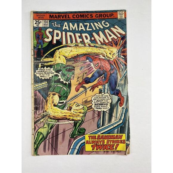 The Amazing Spider-Man #154 - Marvel Comics Bronze Age 1st Print Fine+‎ - Picture 1 of 6